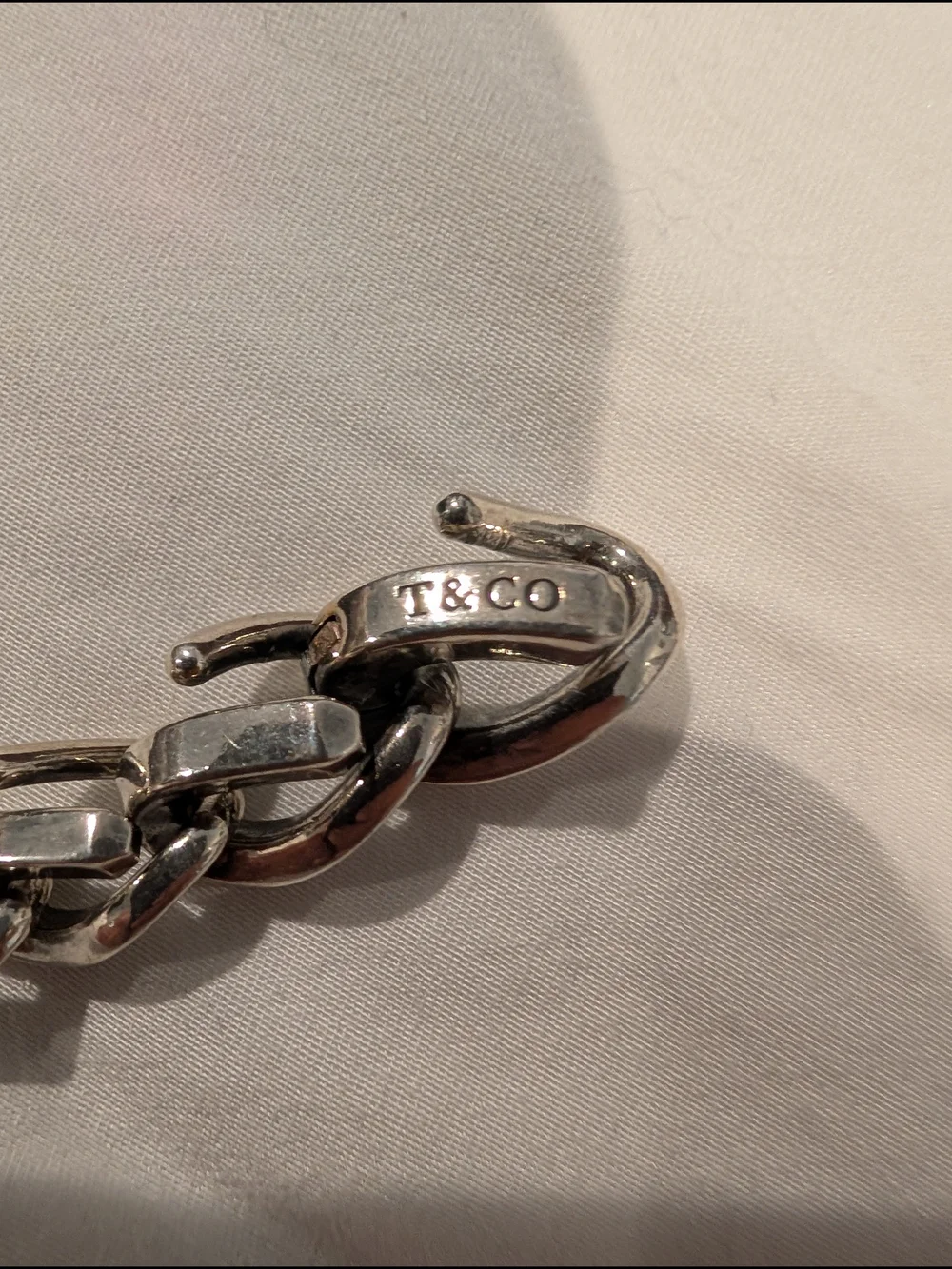 T&CO Sterling Chunky Link Bracelet - Silver